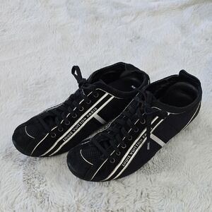 Louis Vuitton Black and White Men's Sneakers